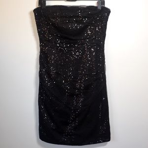 Lauren Ralph Lauren NWT Sequin Straplesss Dress 8